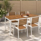  Stol za večeru u vrtu Prirodna i bijela 180 x 88,5 x 75 cm | shoptok.hr