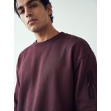 Sinsay Crewneck majica s džepom na rukavu | shoptok.hr