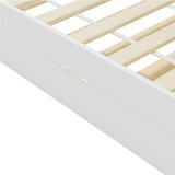  Okvir za krevet na razvlačenje od borovine bijeli 90 x 200 cm | shoptok.hr
