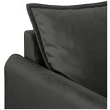 Ropez Tamno siva baršunasti sofa 138 cm Juli – | shoptok.hr