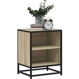 vidaXL Noćni ormarići 2 kom Sonoma hrast Konstruirano drvo i metal | shoptok.hr
