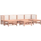  The Living Store Vrtna sedežna garnitura 7-delna trden les douglas - Vrtna Sedežna Garnitura, (21443613) | Shoptok.si