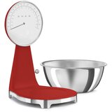Smeg KSF01RDWW Digitalna i analogni 5 kuhinjska vaga, retro dizajn 50-ih, kg, maks. crvena | shoptok.hr