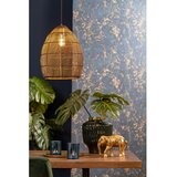 Light & Living Crna/u zlatnoj boji viseća svjetiljka s metalnim sjenilom ø 40 cm Meya – | shoptok.hr