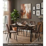 Libra stolica - tamnosmeđi baršun / crne noge x 4 | shoptok.hr