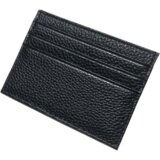 INF Tanko držalo za kartice v denarnici iz pravega usnja s 6 režami za kartice Black, (21273763) | Shoptok.si