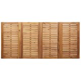  set za objedovanje 9 pcs Smeđa Čvrsto teak drvo | shoptok.hr
