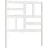 Maison Chic Posteljno vzglavje - Vzglavna omarica - Nočna omarica belo 106x4x104 cm trdna borovina, (21706509) | Shoptok.si