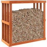 vidaXL Vanjski držač za cjepanice voštano smeđi 109x52x106 cm borovina | shoptok.hr