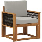  Srednja sofa za van Čvrsto drvo akacije Prirodna | shoptok.hr