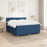  Boxspring krevet s madracem Plava 140 x 200 cm Tkanina - Plava 140 x 200 cm Dizajn linija | shoptok.hr