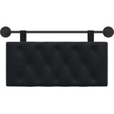  Držeće uzglavlje Zidne Crna 100 x 55 x 7 cm Baršun - Crna 90 cm bez LED | shoptok.hr