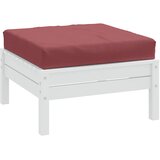  Jastuk za palete prošarani vino crvena 60x60x9,5 cm od tkanine | shoptok.hr