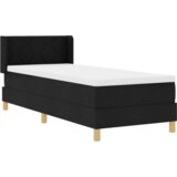  Postelja z vzmetnico z vzmetnico Črna 200 x 80 cm Poliester, (5000126467) | Shoptok.si