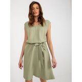 RUE PARIS Dress-WN-SK-VE38.32P-pistachio | ePonuda.com
