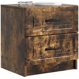  Noćni ormar s ladicama 2 pcs Dimljeni hrast 43 x 34 5 x 44 5 cm | shoptok.hr