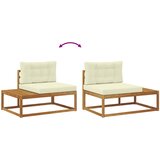  Set vanjskih sofa Prirodna i krem | shoptok.hr