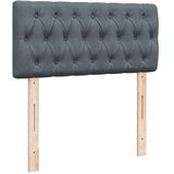  Box spring krevet s madracem tamnosivi 100x200 cm baršunasti | shoptok.hr