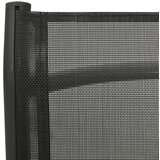  Nagibne vrtne stolice 2 kom od tekstilena i aluminija crne | Eponuda.com