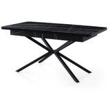 Hanah home Falcon - 2962 BlackWhite Extendable Dining Table | ePonuda.com