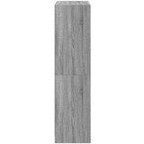  Visoka omara z vrati siva sonoma 68x37x142 cm inženirski les | Shoptok.si