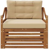  Set vanjskih sofa Čvrsto drvo akacije Prirodna | shoptok.hr