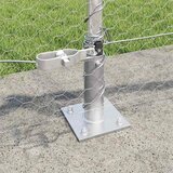  Heksagonalna ograda s betonskom osnovom 25 x 0,4 m Srebrna | shoptok.hr