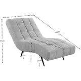 MID.YOU LEŽALNI POČIVALNIK, temno siva tekstil | Shoptok.si
