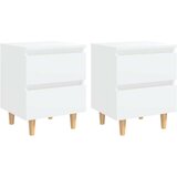 vidaXL noćni ormarići 2 kom bijeli 40 x 35 x 50 cm | shoptok.hr