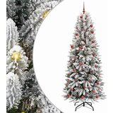 vidaXL Umestno božično drevo med 300 LED Bela 78 x 78 x 210 cm | Shoptok.si