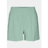 Vero_Moda Kratke hlače iz tkanine Jesmilo 10279694 Zelena Regular Fit