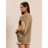 Sinsay Bluza kratkih rukava s dodatkom viskoze | shoptok.hr