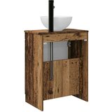  Kupaonski umivaonik s sudoperom Staro drvo 54 x 35 x 83 cm | shoptok.hr