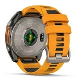sat fenix 8 51 amoled sap orange