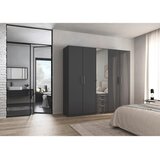 home24 OMARA S KLASIČNIMI VRATI, siva | Shoptok.si