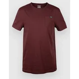 Pocket Label T-shirt oxblood