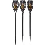 Star Trading Set od 3 vanjska solarna LED svjetla Flame, visina 40 cm | shoptok.hr
