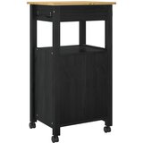  Kuhinjski kolica MONZA Crna 48 x 40 x 88,5 cm | shoptok.hr