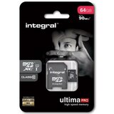 Integral spominska kartica z SD adapterjem 64GB MICRO SDXC class10 90MB/s INMSDX64G10-90U1 Cene