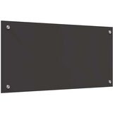 vidaXL Zaščita za kuhinjo 2 pcs Temno siva 80 x 40 cm kaljeno steklo | Shoptok.si