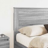  Uzglavlje s uzglavljem Siva Sonoma 120 cm Konstruirano drvo | shoptok.hr