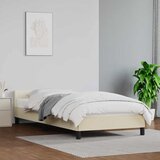  Okvir kreveta s uzglavljem bez madraca krem 100x200 cm | shoptok.hr