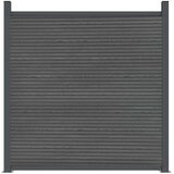 PANEL za ogradu WPC sivi 180 x 186 cm | Eponuda.com