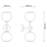 Bb Link zidna lampa 2*E14 talia 33 | Eponuda.com