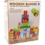  Drvene kocke u boji 52/1 – kreativna igra za male graditelje | Shoptok.si