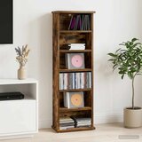 Cd ormar Dimljeni hrast 60 x 17 x 92 cm Konstruirano drvo | shoptok.hr