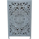 Støraa Svetlo siva omarica iz masivnega manga 165x40 cm Kalita – Cene