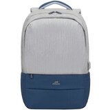 Rivacase Ruksak 17.3" Prater 7567 Sivi/Tamnoplava antikrađa laptop ruksak | shoptok.hr