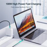 Joyroom Podatkovni kabel (S-CC100A10) – Hitro polnjenje Type-C na Type-C 100 W – 480 Mb/s – 120 cm – črn | Shoptok.si
