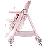 Chipolino hranilica i ljuljačka 2u1 Melba Powder Pink | shoptok.hr